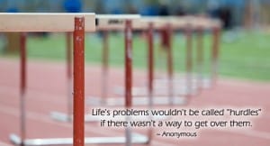 life's hurdles