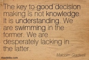 good decision making, Malcolm Gladwell